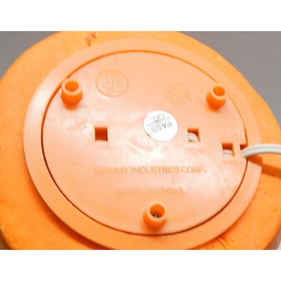 Gemmy Halloween Stacked Jack O Lantern Pumpkin Faces Foam Lighted 15 In Works - Picture 8 of 15